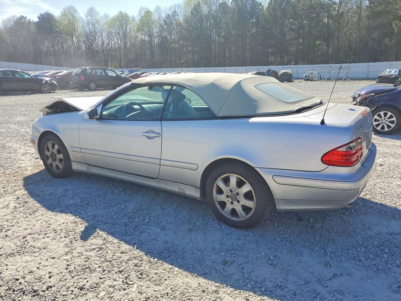2003 Mercedes-benz Clk 320 Silver vin: WDBLK65G73T132951