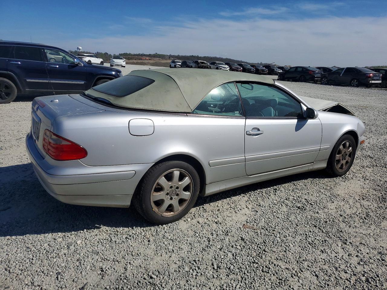 2003 Mercedes-benz Clk 320 Silver vin: WDBLK65G73T132951