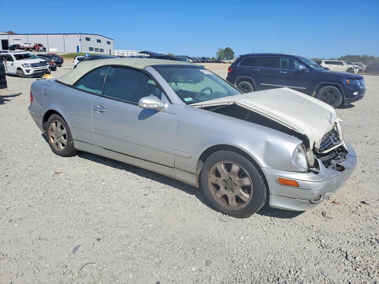 2003 Mercedes-benz Clk 320 Silver vin: WDBLK65G73T132951