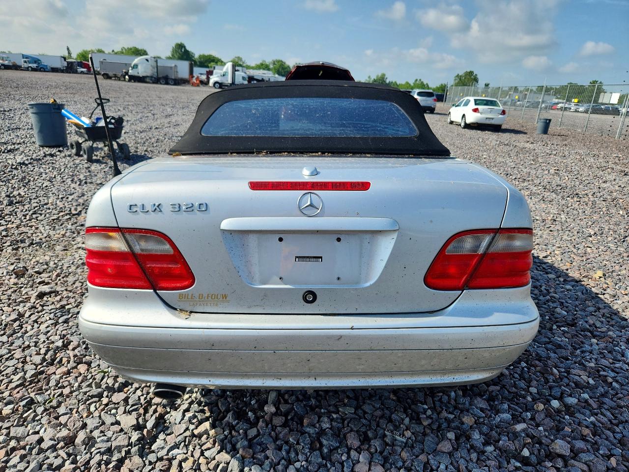 2003 Mercedes-benz Clk 320 Silver vin: WDBLK65G73T134702