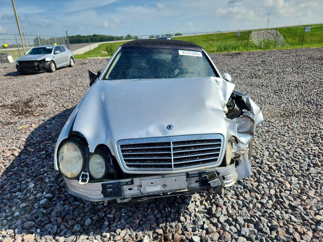 2003 Mercedes-benz Clk 320 Silver vin: WDBLK65G73T134702