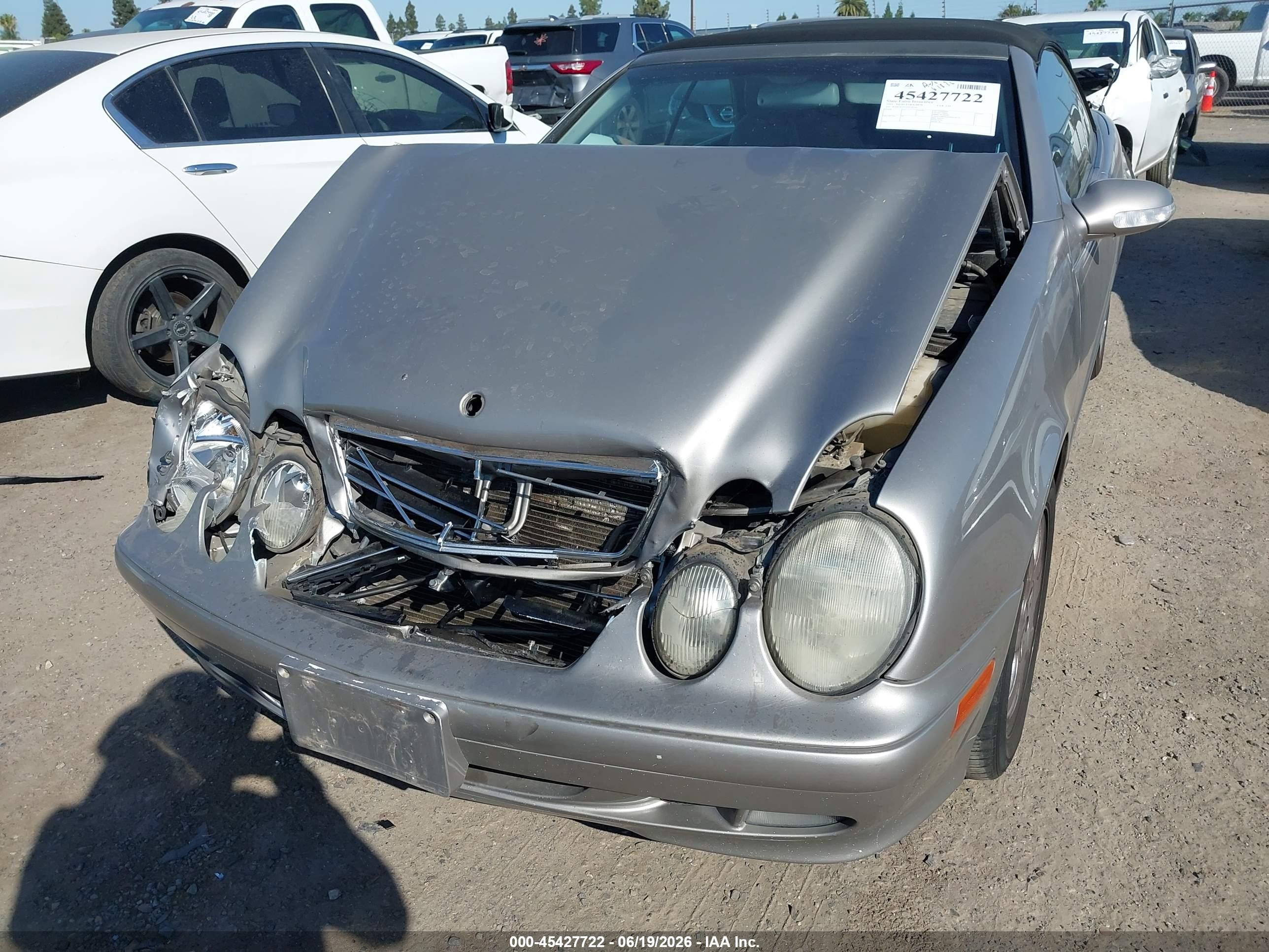 2003 Mercedes-benz Clk 320 Серый vin: WDBLK65G73T136742