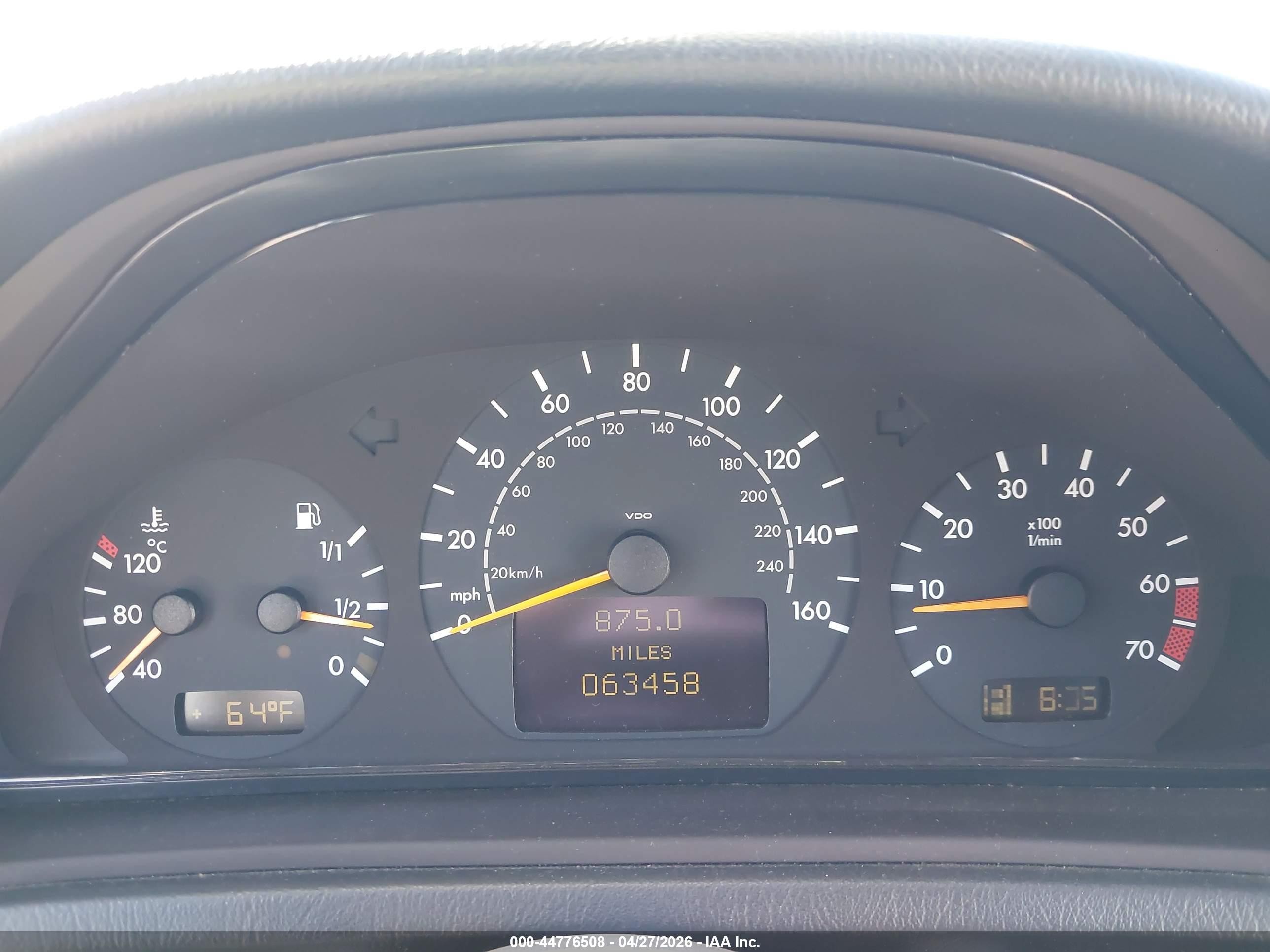 2003 Mercedes-benz Clk 320   Black vin: WDBLK65G73T138927