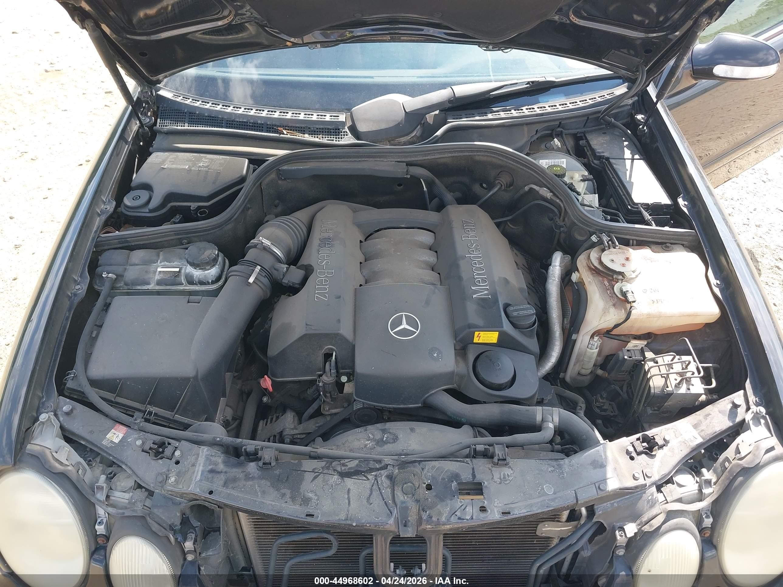 2002 Mercedes-benz Clk 320   Black vin: WDBLK65G82T105367