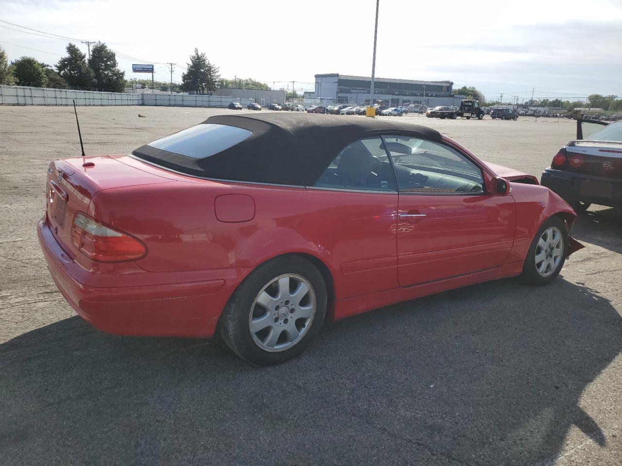 2002 Mercedes-benz Clk 320 Red vin: WDBLK65G82T112271