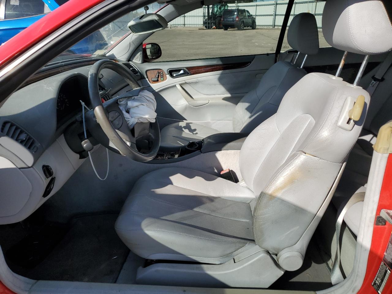 2002 Mercedes-benz Clk 320 Red vin: WDBLK65G82T112271