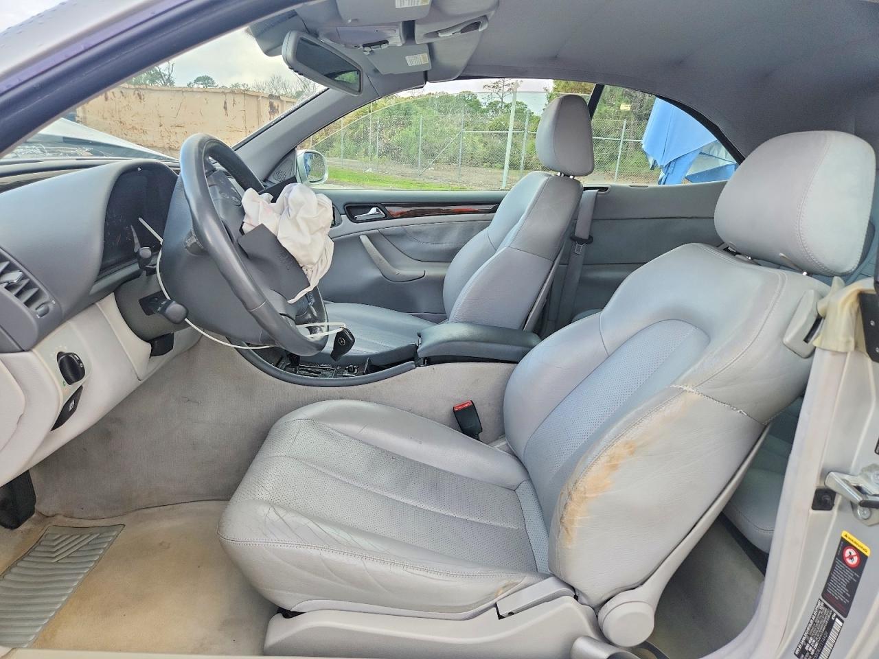 2002 Mercedes-benz Clk 320 Silver vin: WDBLK65G82T114439