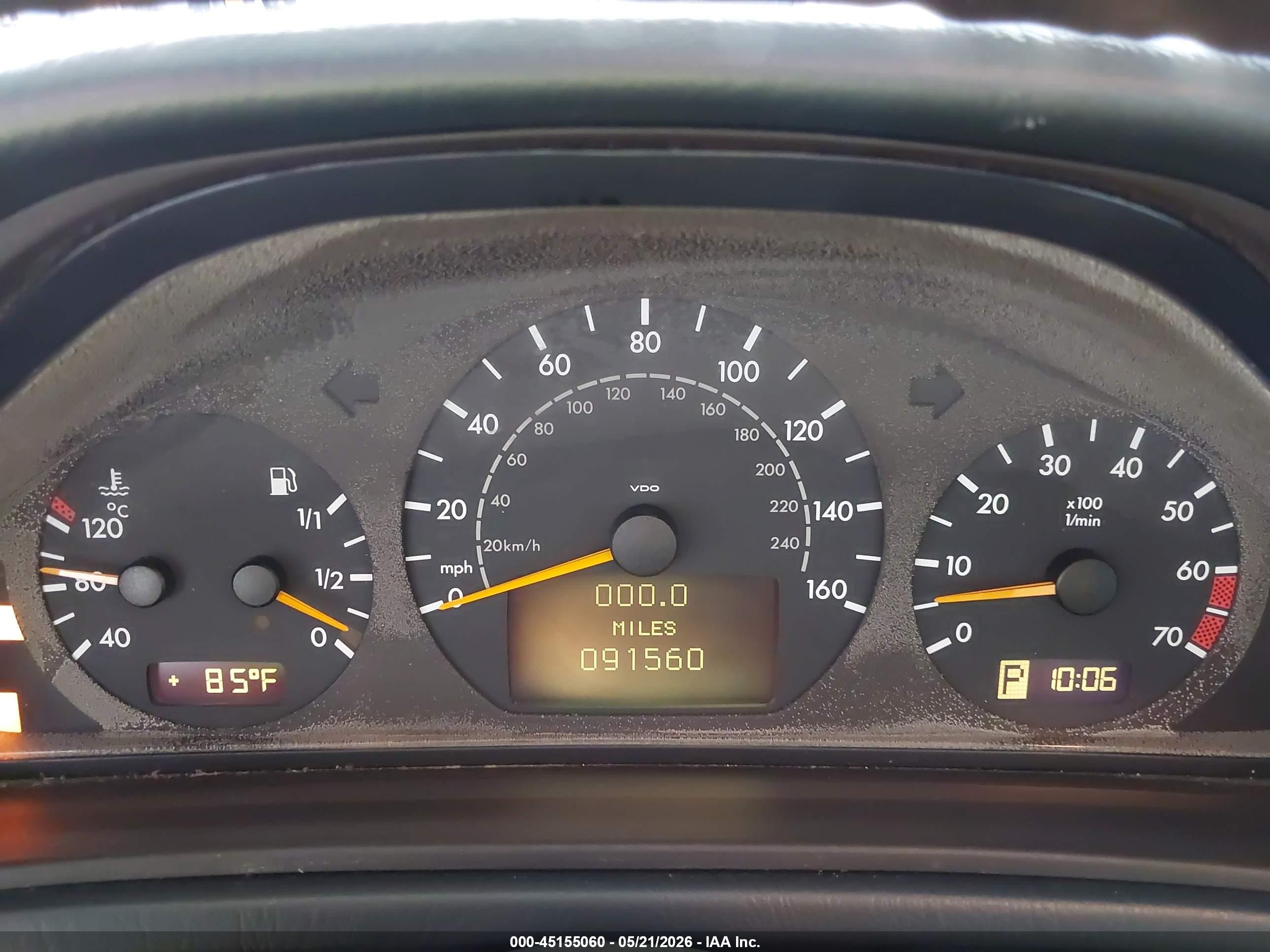 2000 Mercedes-benz Clk 320   Серебряный vin: WDBLK65G8YT038584