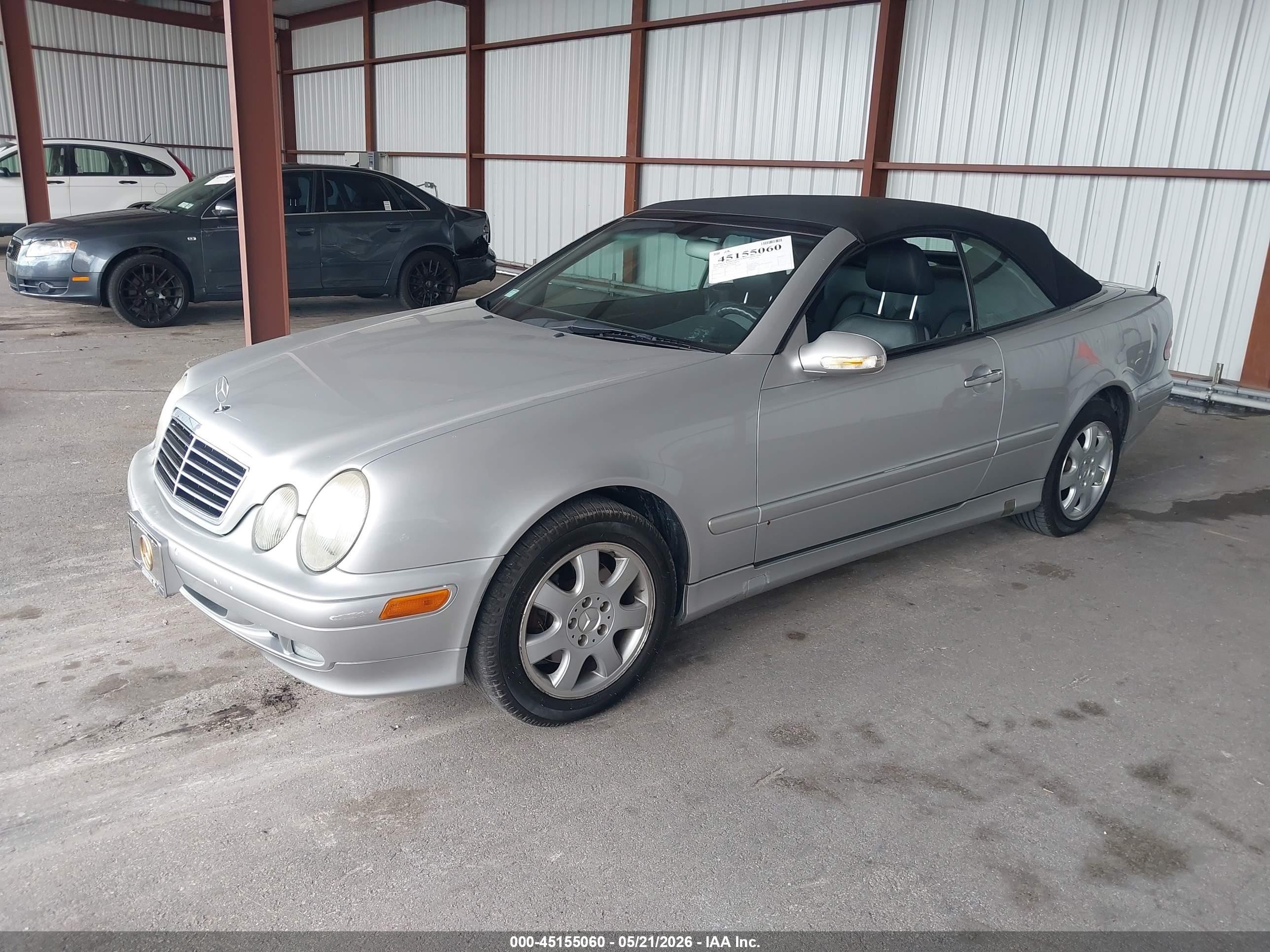 2000 Mercedes-benz Clk 320   Серебряный vin: WDBLK65G8YT038584
