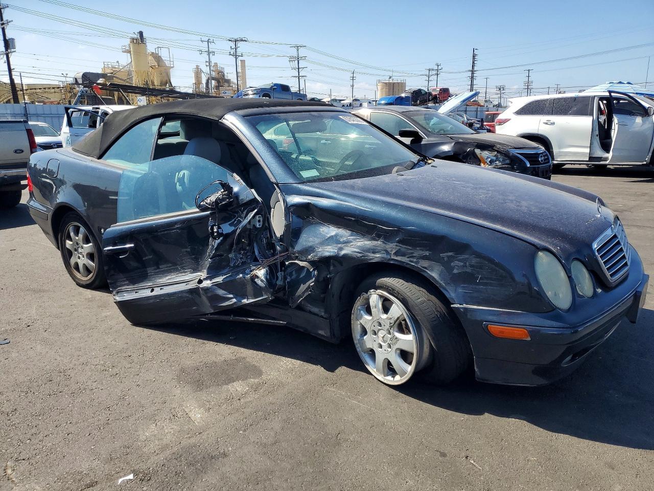 2001 Mercedes-benz Clk 320 Blue vin: WDBLK65G91T082969