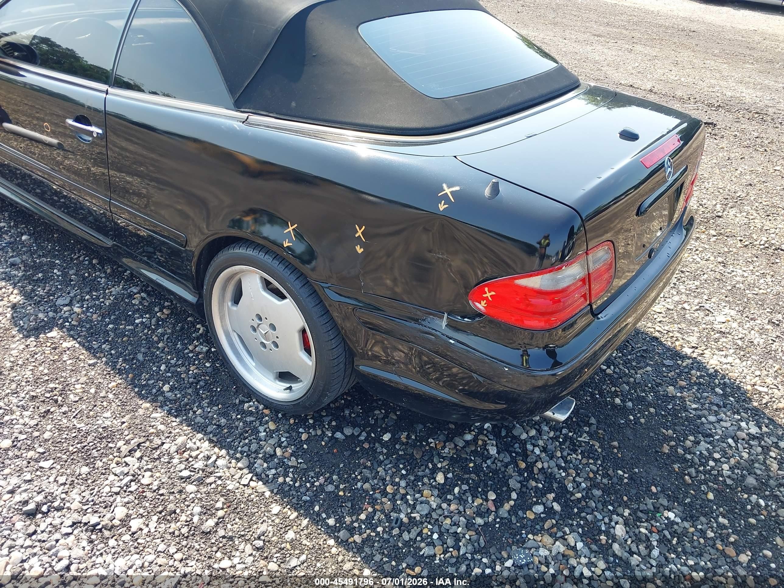 2002 Mercedes-benz Clk 320   Black vin: WDBLK65G92T112635