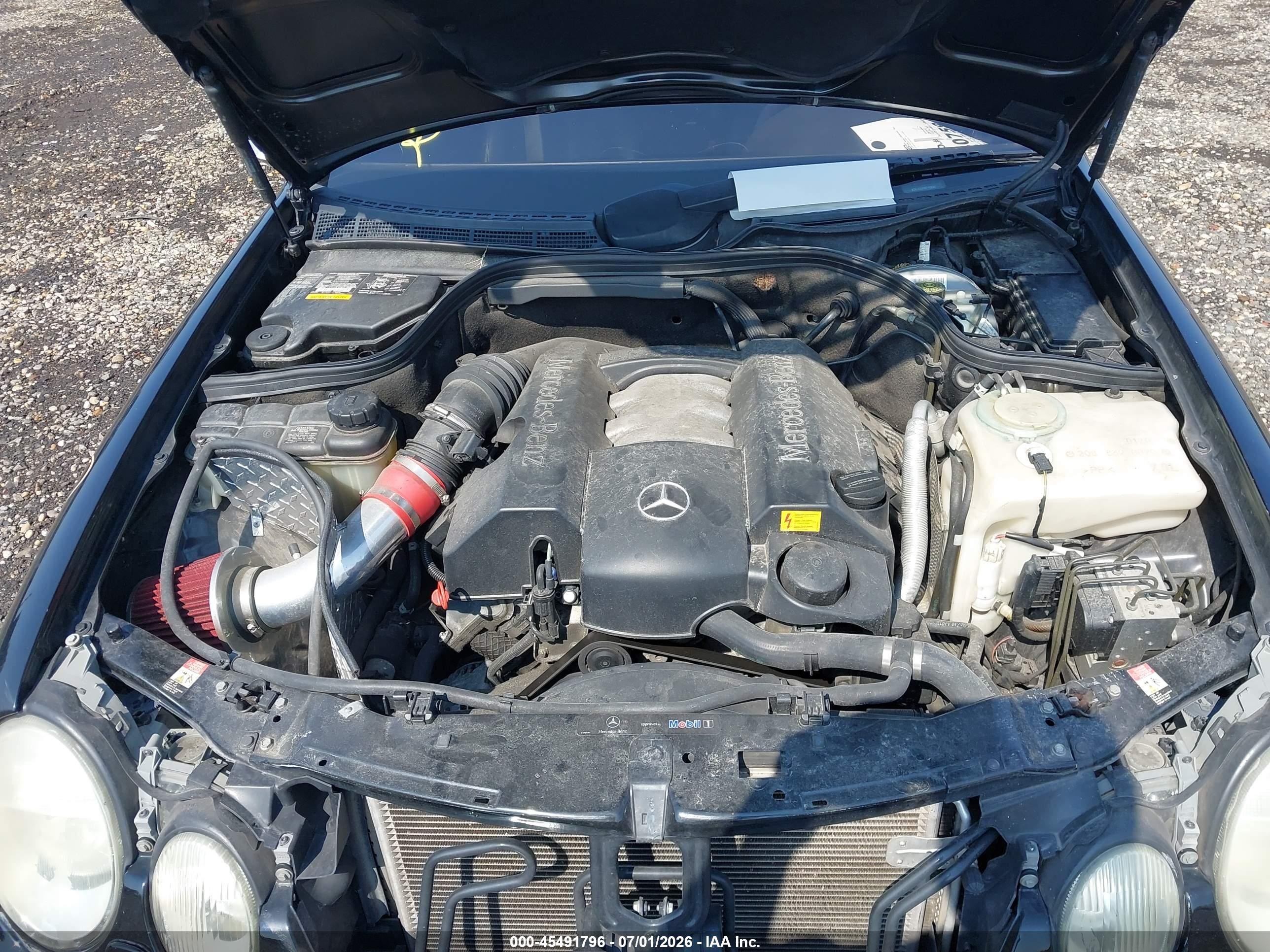 2002 Mercedes-benz Clk 320   Black vin: WDBLK65G92T112635