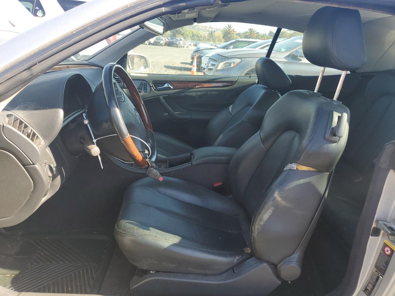 2002 Mercedes-benz Clk 320 Silver vin: WDBLK65G92T116202