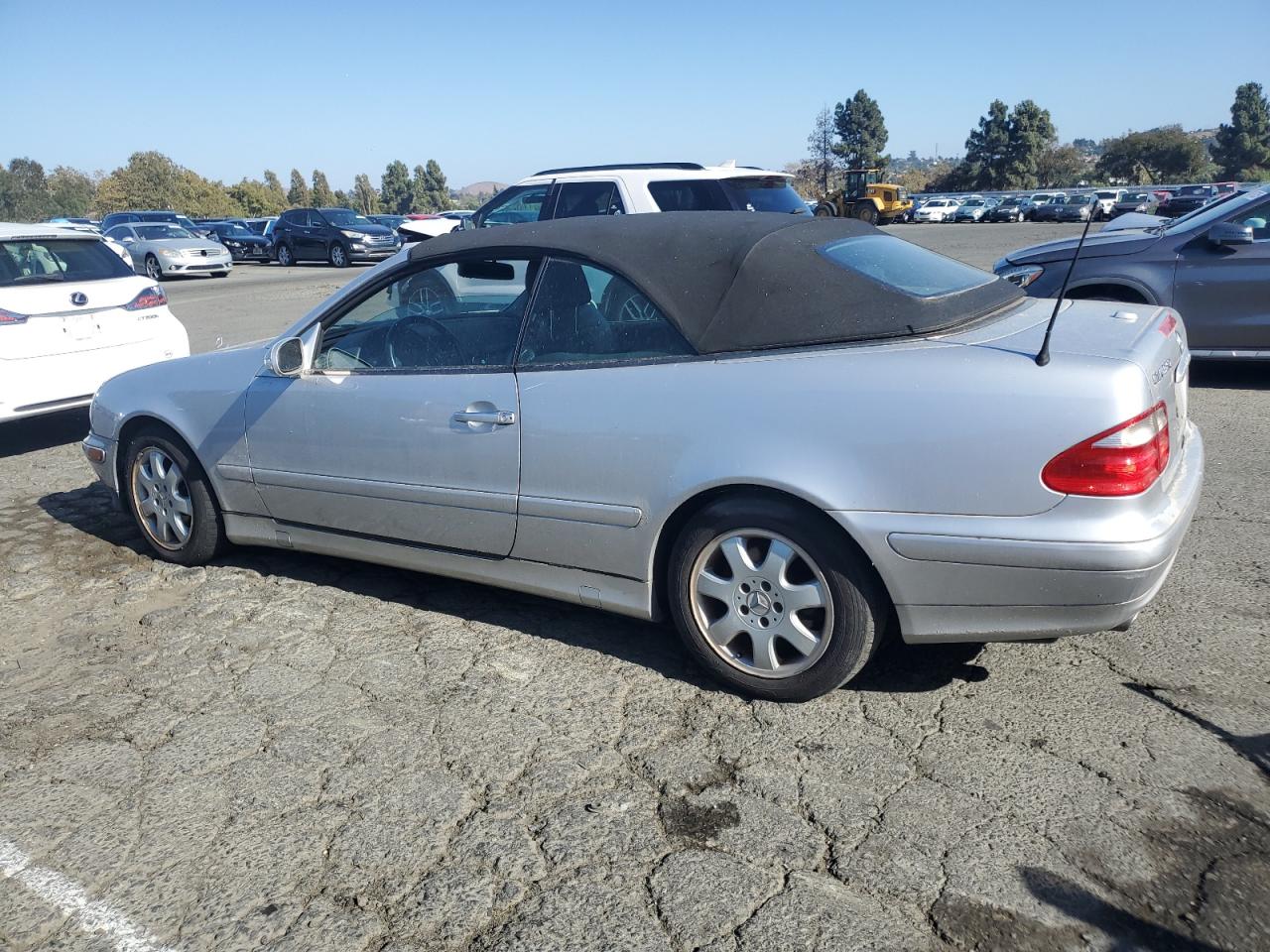 2002 Mercedes-benz Clk 320 Silver vin: WDBLK65G92T116202