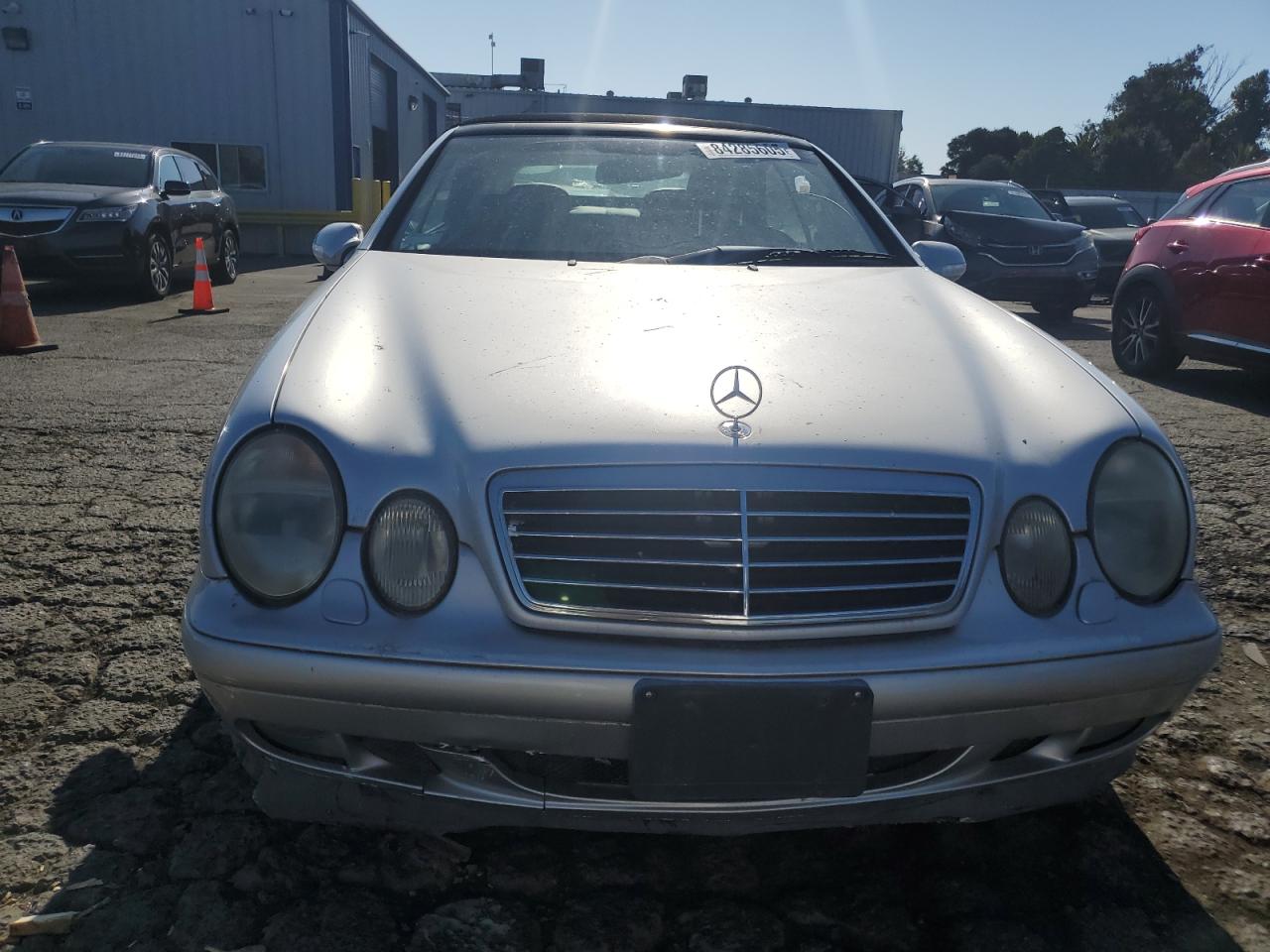 2002 Mercedes-benz Clk 320 Silver vin: WDBLK65G92T116202