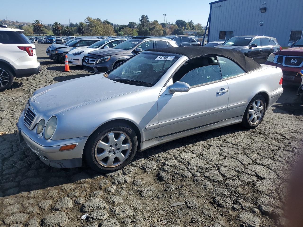 2002 Mercedes-benz Clk 320 Silver vin: WDBLK65G92T116202