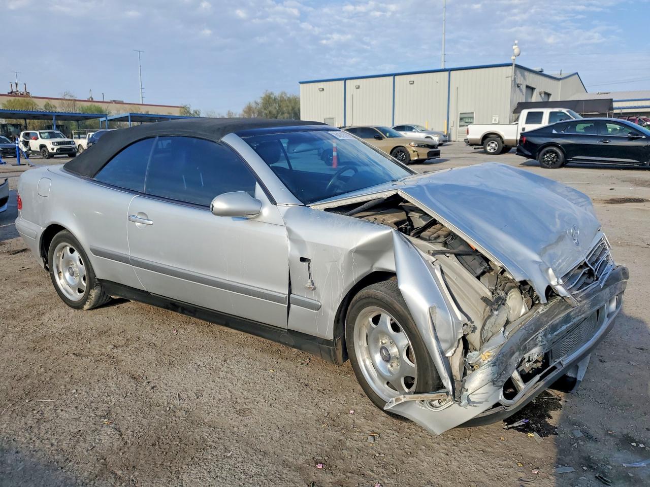 1999 Mercedes-benz Clk 320 Silver vin: WDBLK65G9XT017497