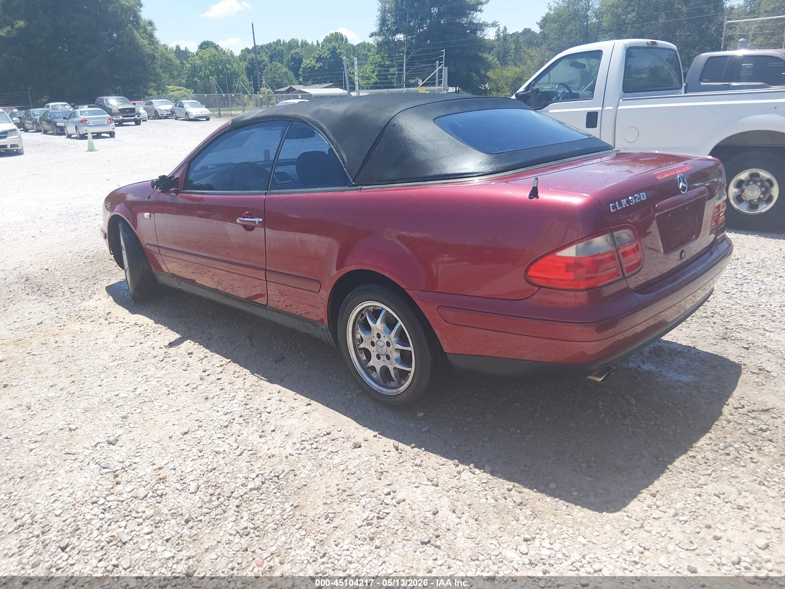 1999 Mercedes-benz Clk 320   Red vin: WDBLK65G9XT018908