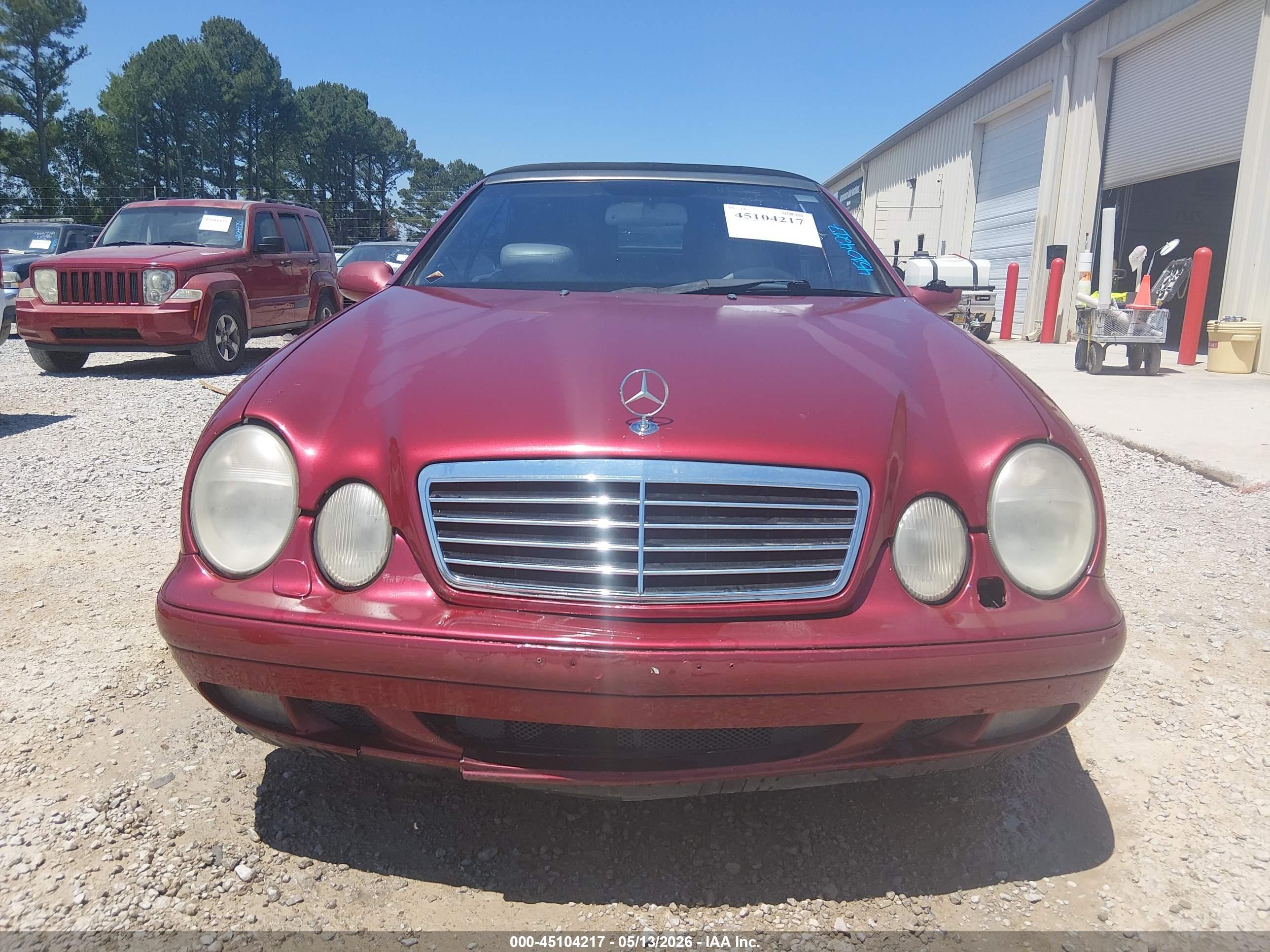 1999 Mercedes-benz Clk 320   Red vin: WDBLK65G9XT018908