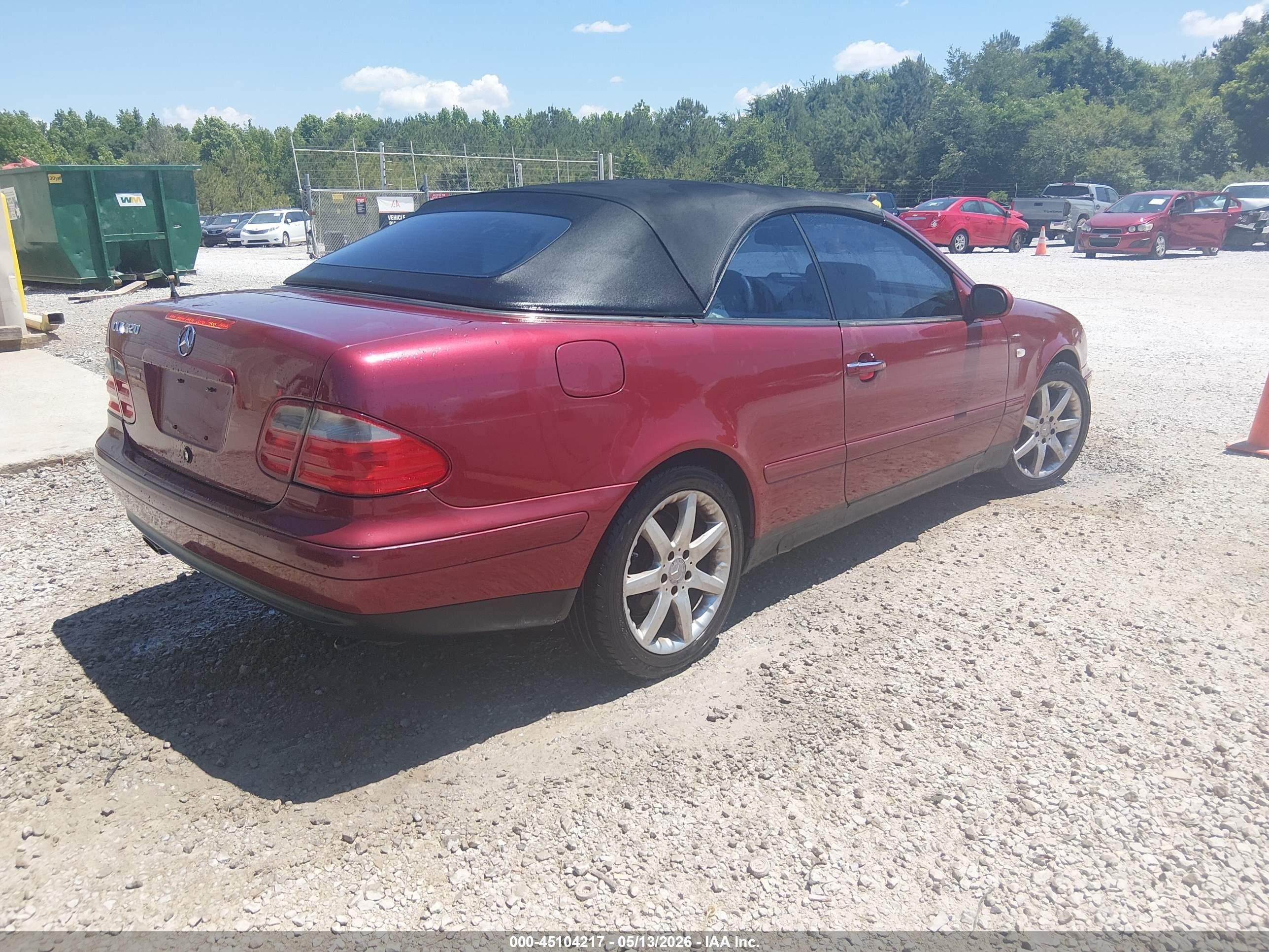 1999 Mercedes-benz Clk 320   Red vin: WDBLK65G9XT018908
