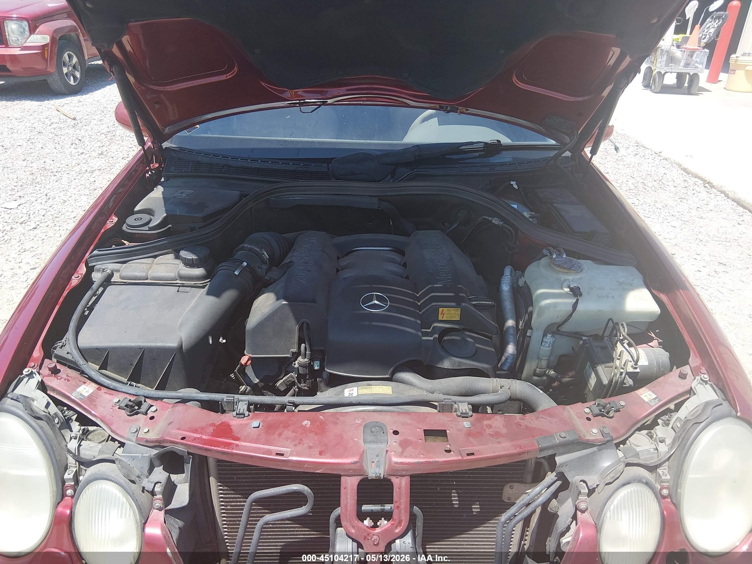 1999 Mercedes-benz Clk 320   Red vin: WDBLK65G9XT018908
