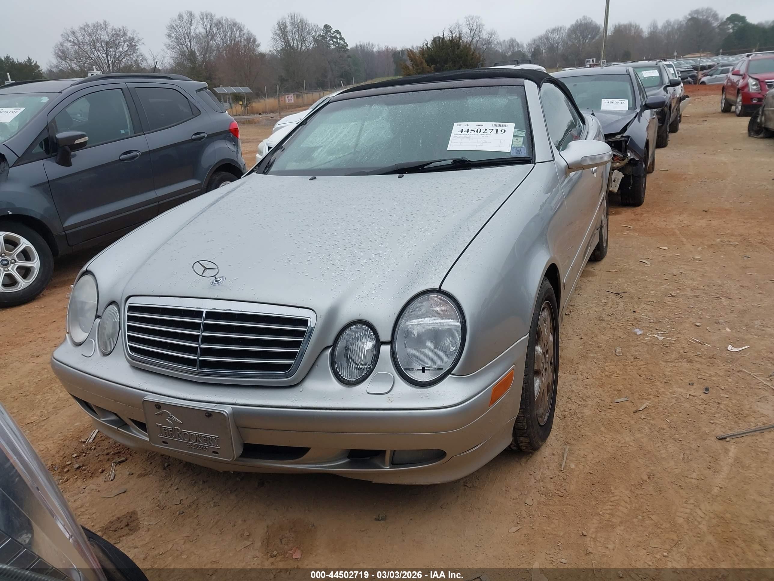 2000 Mercedes-benz Clk 320   Silver vin: WDBLK65G9YT046144