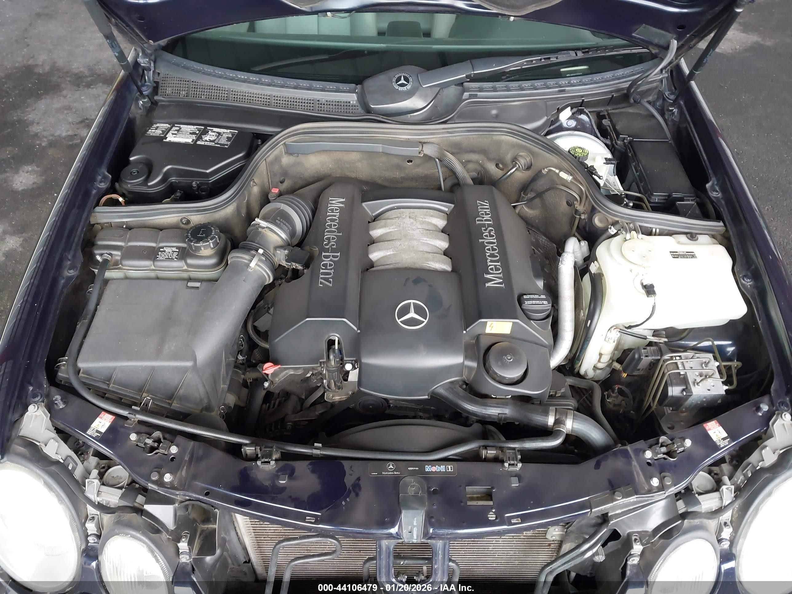 2002 Mercedes-benz Clk 320   Blue vin: WDBLK65GX2T112613