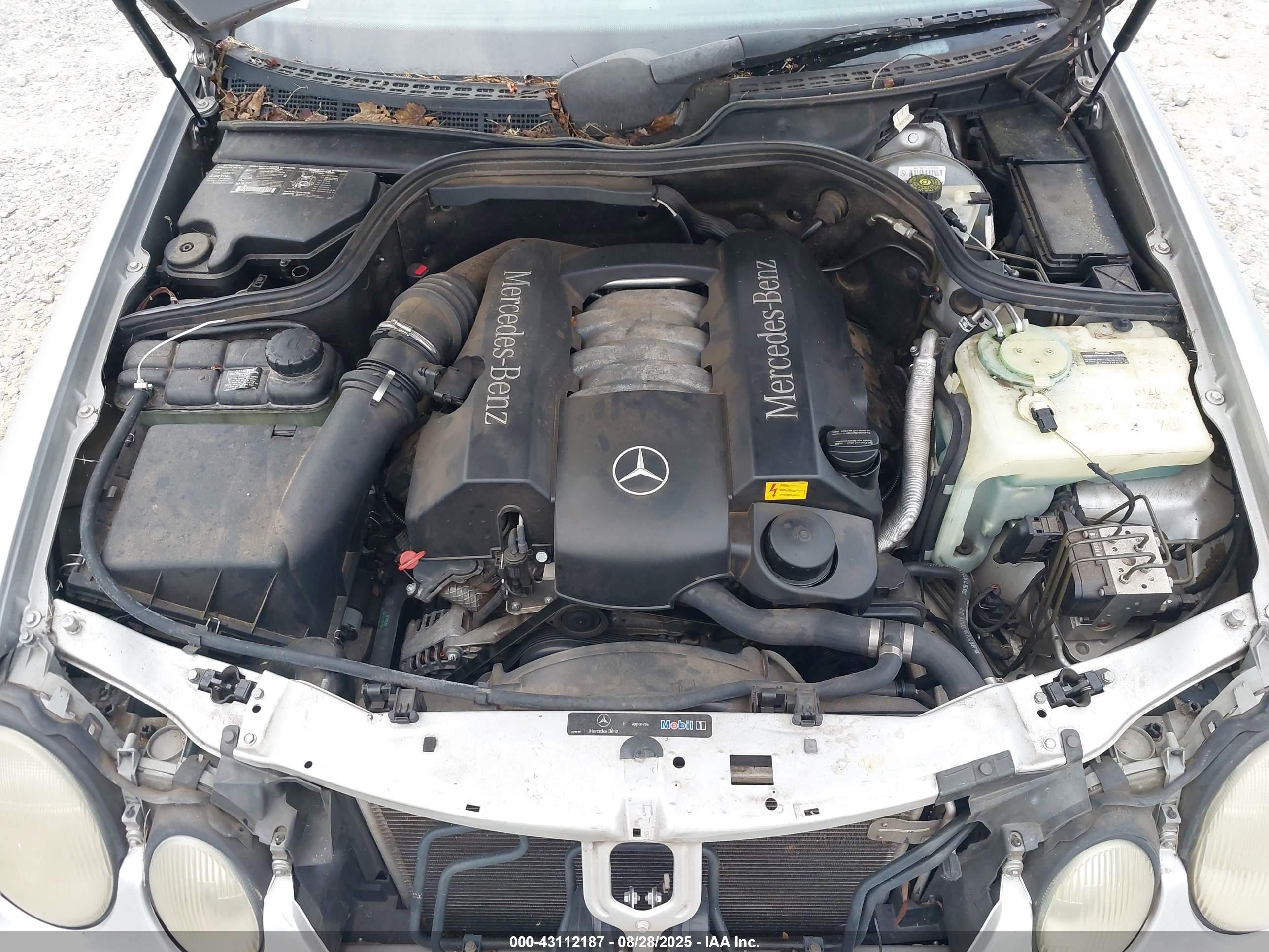 2002 Mercedes-benz Clk 320   Silver vin: WDBLK65GX2T114894