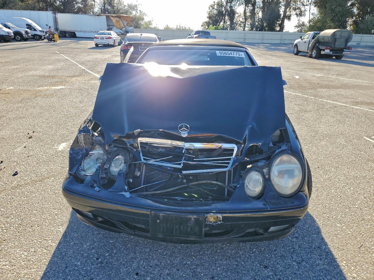 2002 Mercedes-benz Clk 320 Black vin: WDBLK65GX2T124275