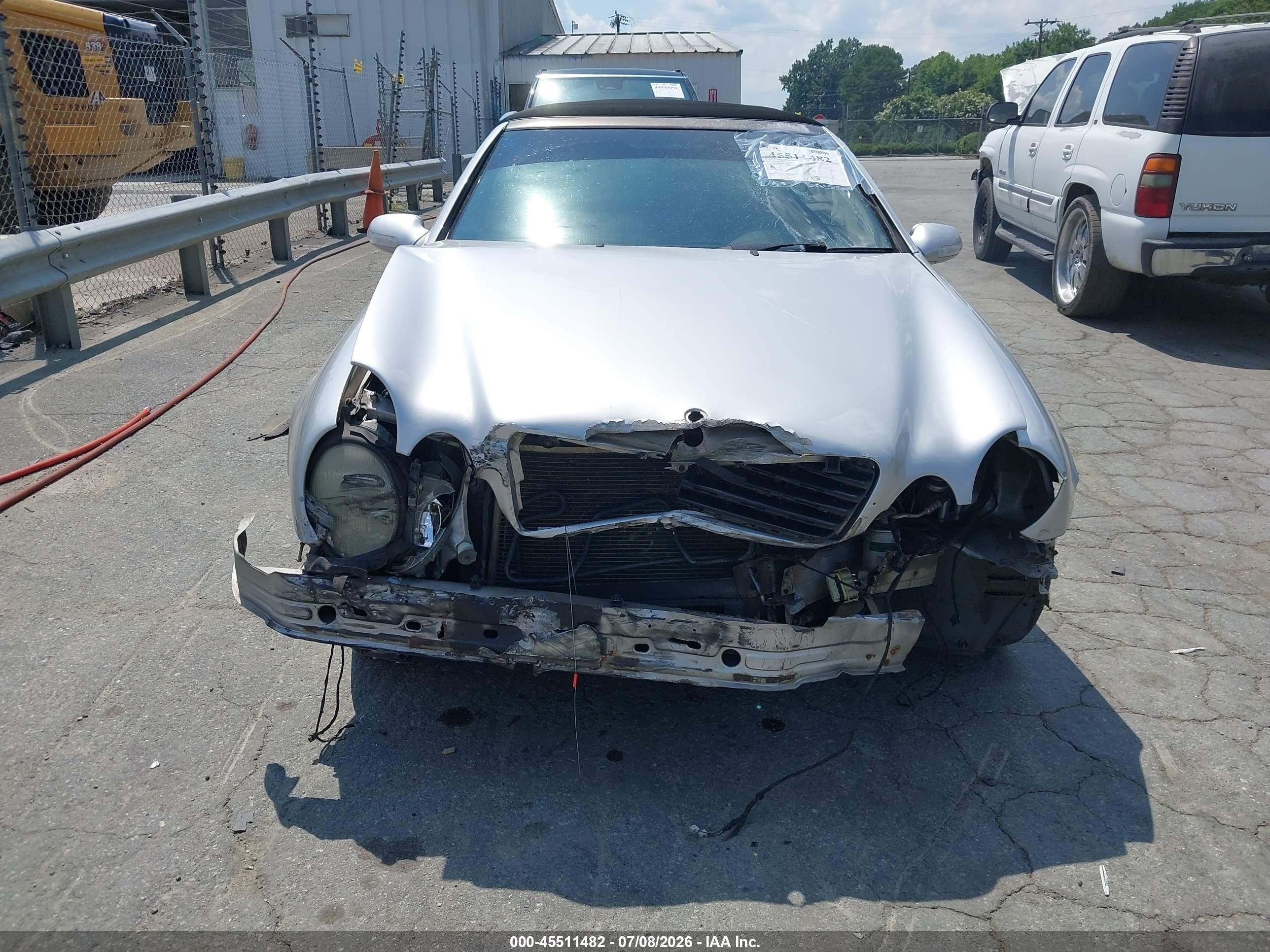 2003 Mercedes-benz Clk 320   Silver vin: WDBLK65GX3T134189
