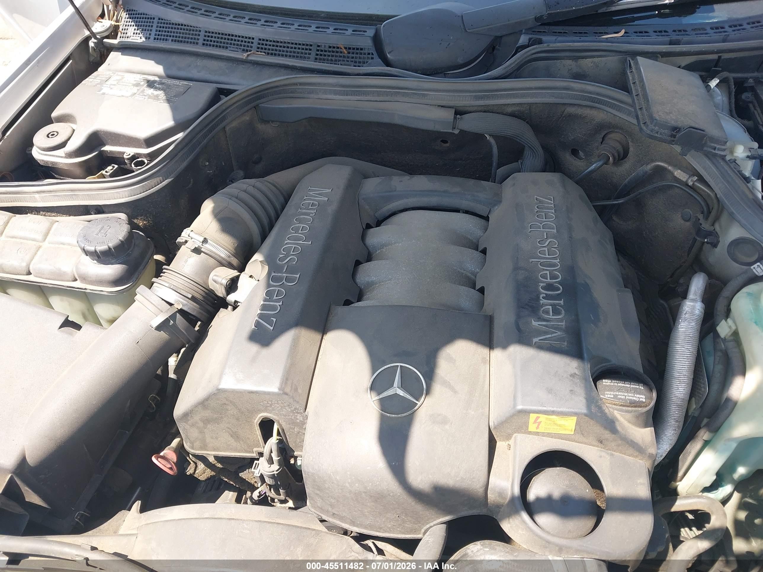 2003 Mercedes-benz Clk 320   Silver vin: WDBLK65GX3T134189