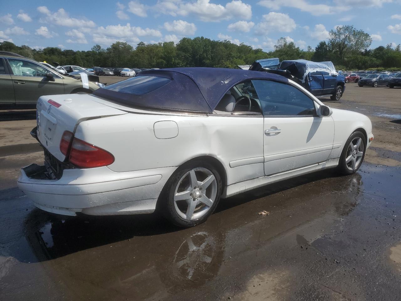 2003 Mercedes-benz Clk 320 Белый vin: WDBLK65GX3T143961