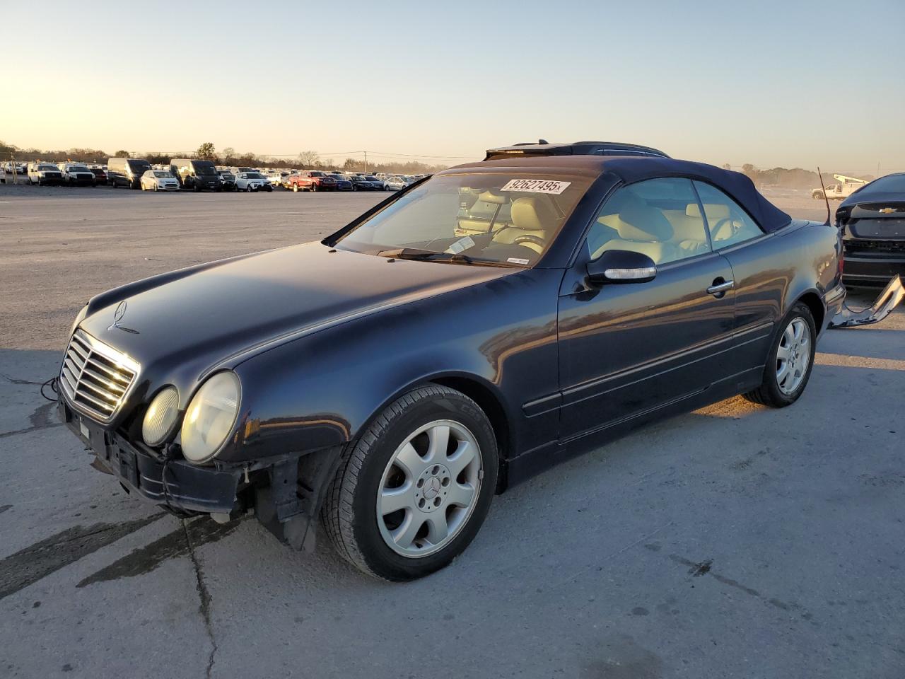 2003 Mercedes-benz Clk 320 Черный vin: WDBLK65GX3T144205