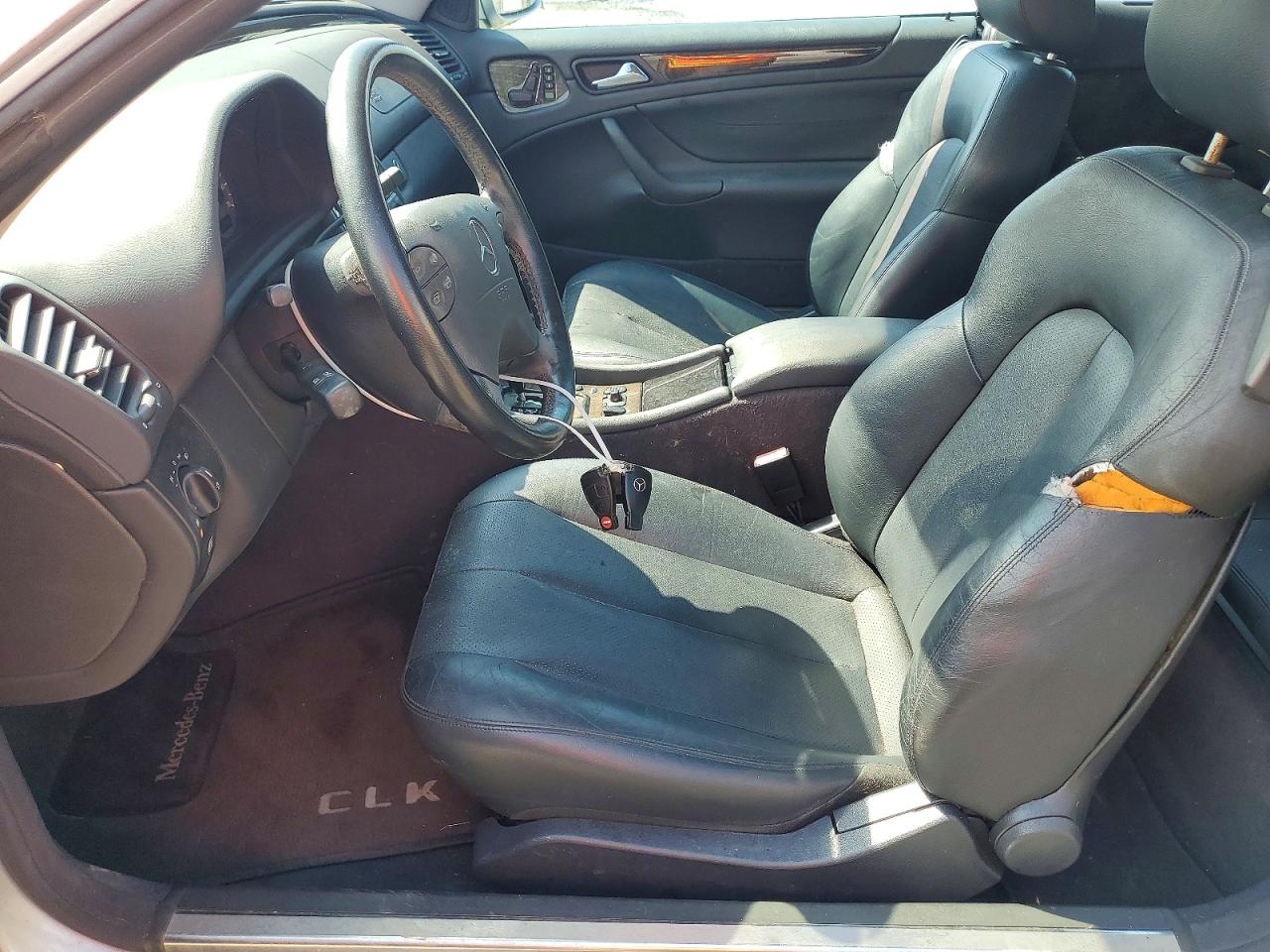 2002 Mercedes-benz Clk 430 Silver vin: WDBLK70G02T107367