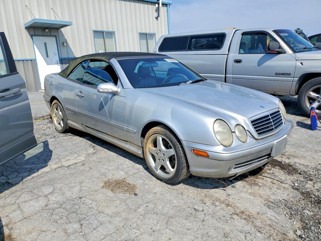 2002 Mercedes-benz Clk 430 Silver vin: WDBLK70G02T107367