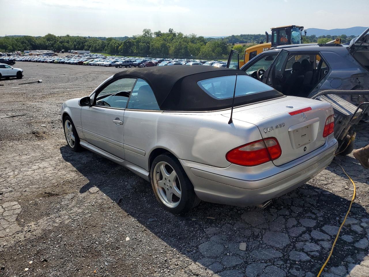 2002 Mercedes-benz Clk 430 Silver vin: WDBLK70G02T107367