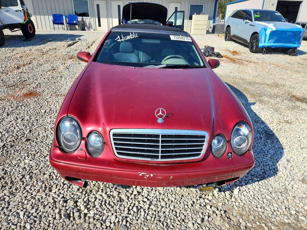 2002 Mercedes Benz Clk Maroon vin: WDBLK70G02T113962