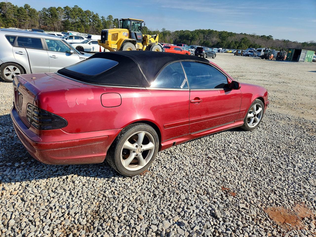 2002 Mercedes Benz Clk Maroon vin: WDBLK70G02T113962