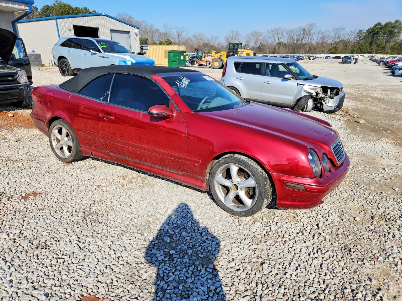 2002 Mercedes Benz Clk Maroon vin: WDBLK70G02T113962