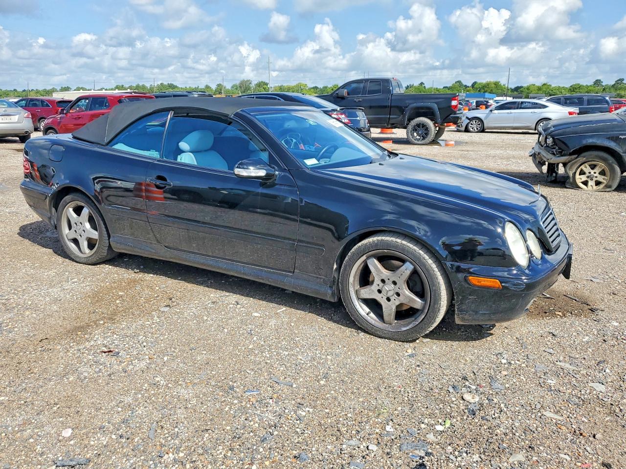 2003 Mercedes-benz Clk 430 Black vin: WDBLK70G03T143688
