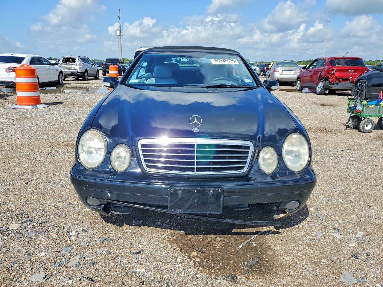 2003 Mercedes-benz Clk 430 Black vin: WDBLK70G03T143688
