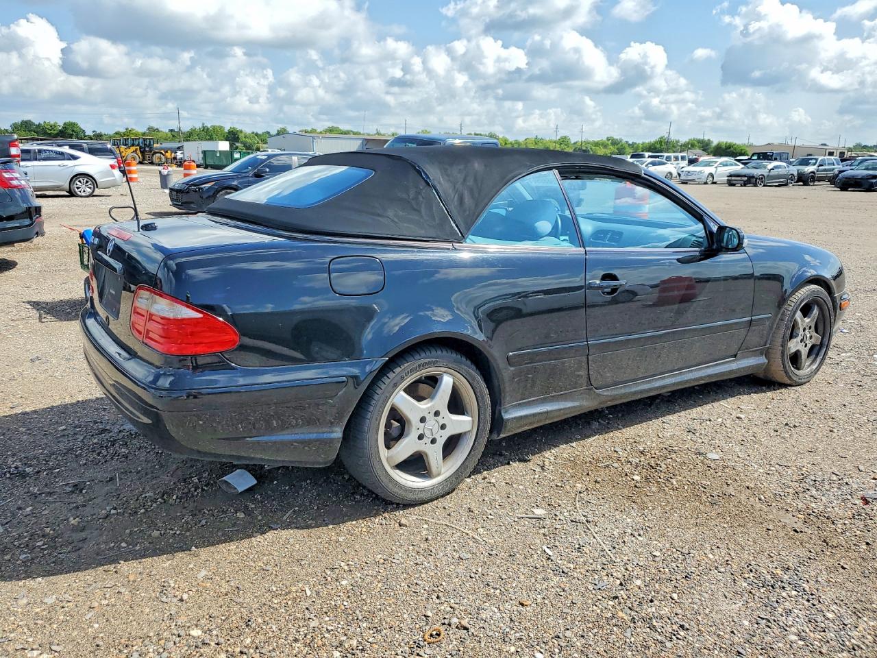 2003 Mercedes-benz Clk 430 Black vin: WDBLK70G03T143688