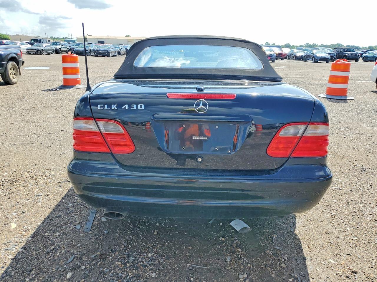 2003 Mercedes-benz Clk 430 Black vin: WDBLK70G03T143688