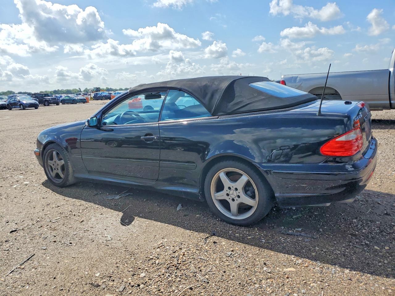 2003 Mercedes-benz Clk 430 Black vin: WDBLK70G03T143688
