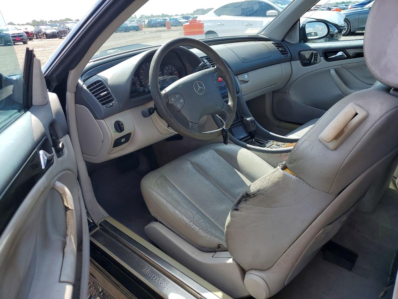 2003 Mercedes-benz Clk 430 Black vin: WDBLK70G03T143688