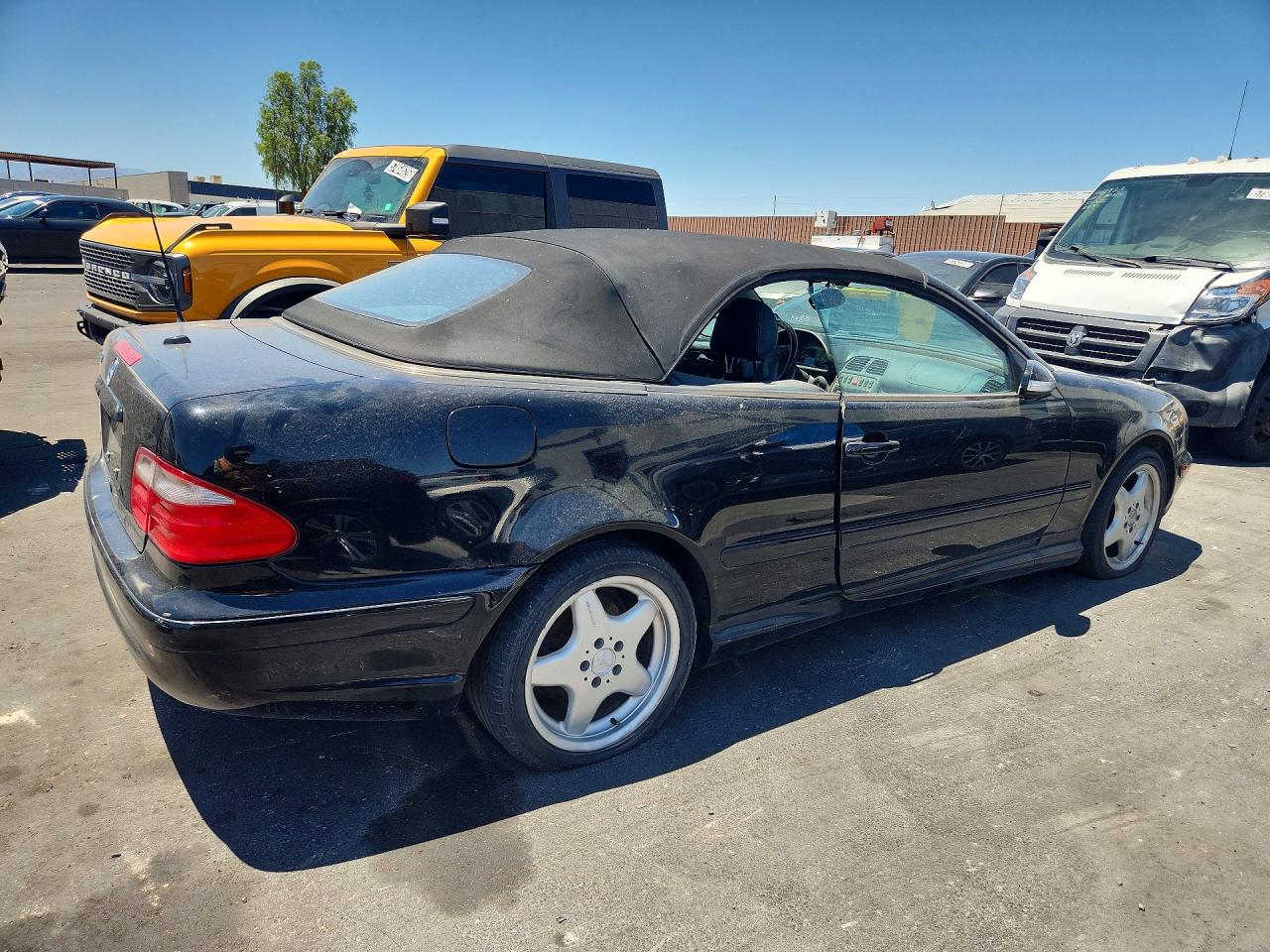 2001 Mercedes-benz Clk 430 Black vin: WDBLK70G11T085295