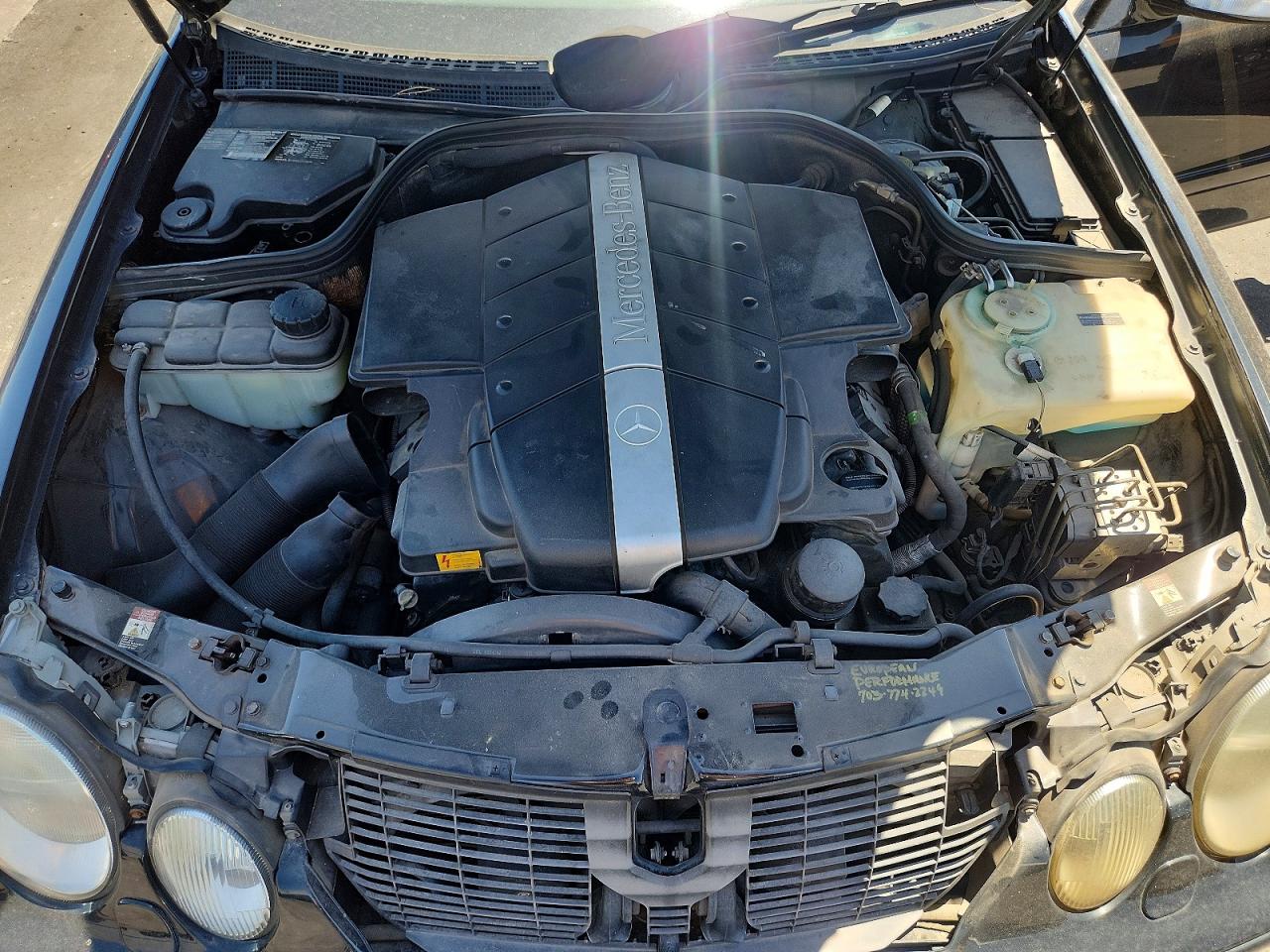 2001 Mercedes-benz Clk 430 Black vin: WDBLK70G11T085295