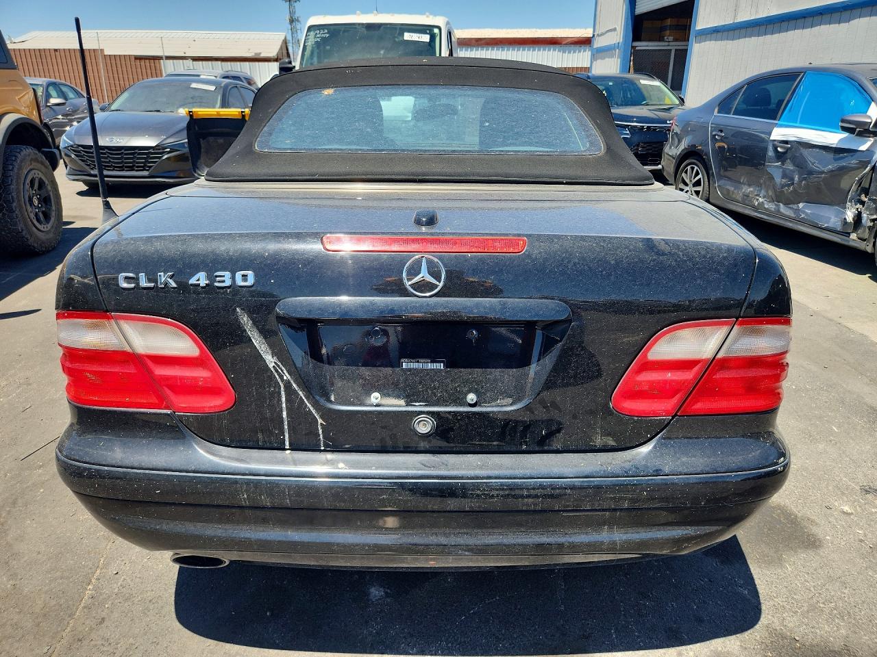 2001 Mercedes-benz Clk 430 Black vin: WDBLK70G11T085295