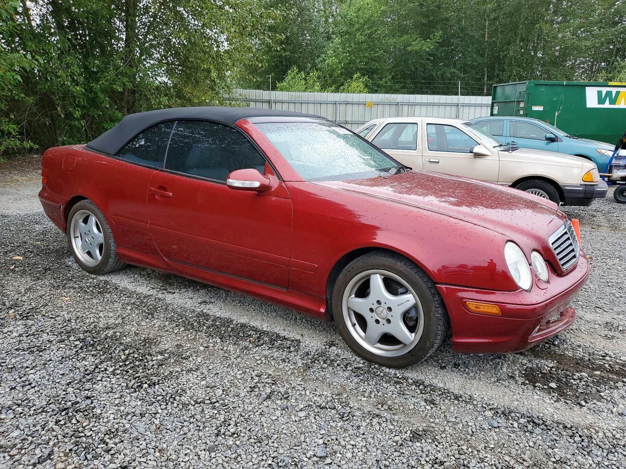 2003 Mercedes-benz Clk 430 Red vin: WDBLK70G13T137785