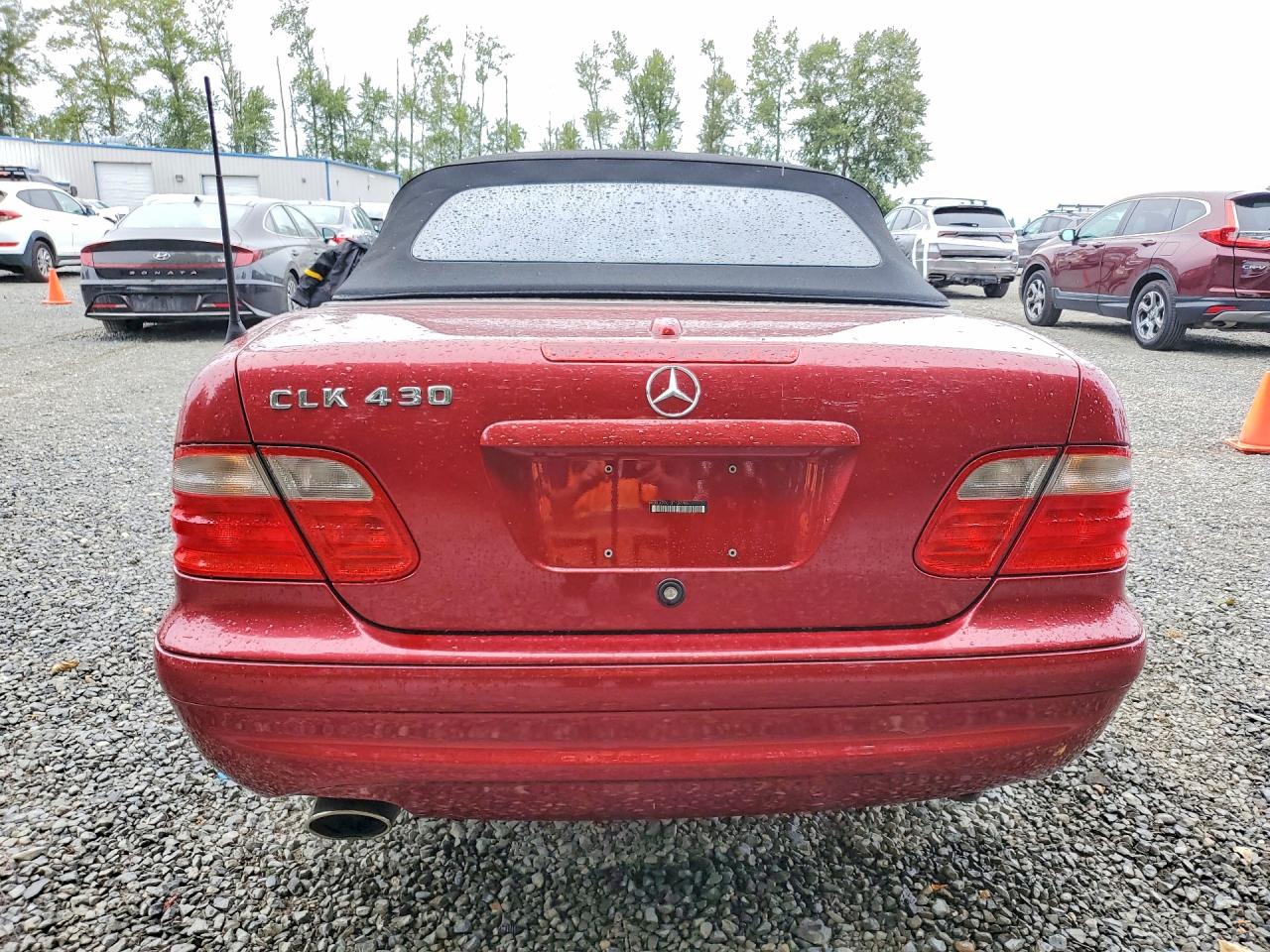 2003 Mercedes-benz Clk 430 Red vin: WDBLK70G13T137785